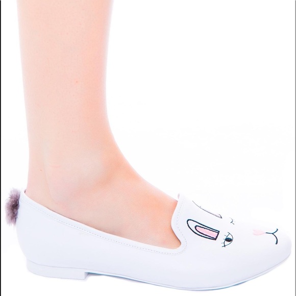 Bunny Lavish Shoes Smoking Flats Rabbits size 8 / 39 - Picture 5 of 14